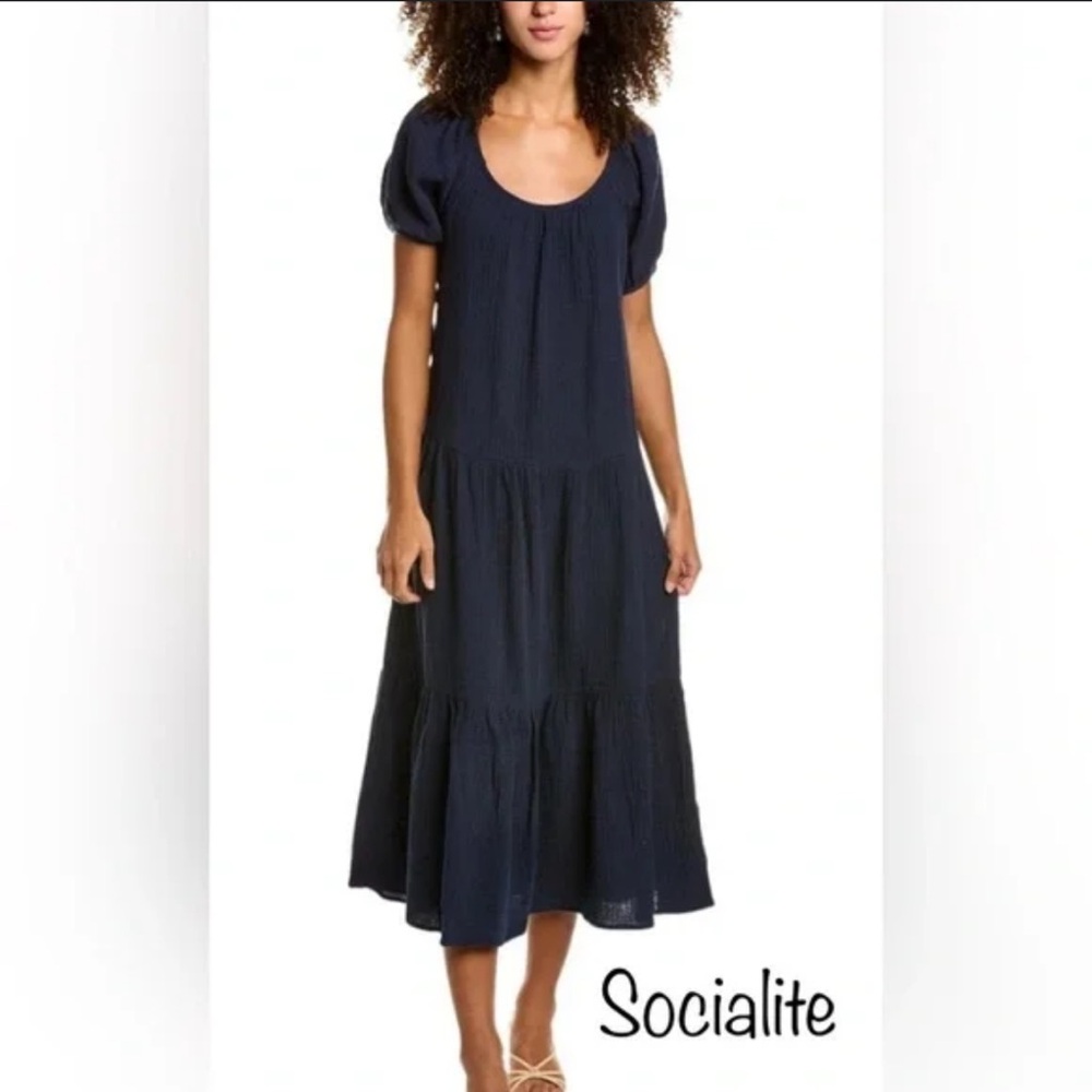 Socialite Midnight Blue Maxi Dress